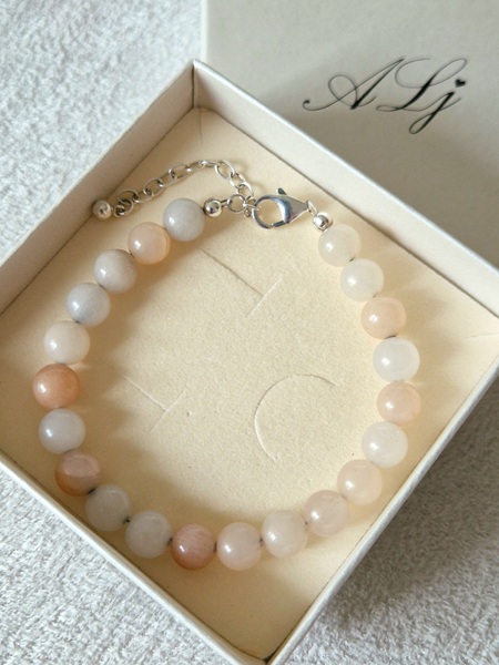 ROSA AVENTURIN 6 mm – Armband Anki Ljungmark
